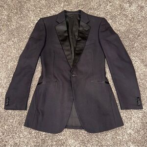 Cad & The Dandy Bespoke Savile Row London Hand Made Canvassed Tuxedo Jacket 38